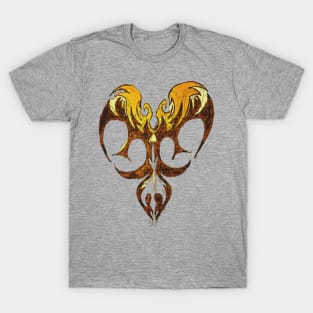 flamer Tribal Heart T-Shirt